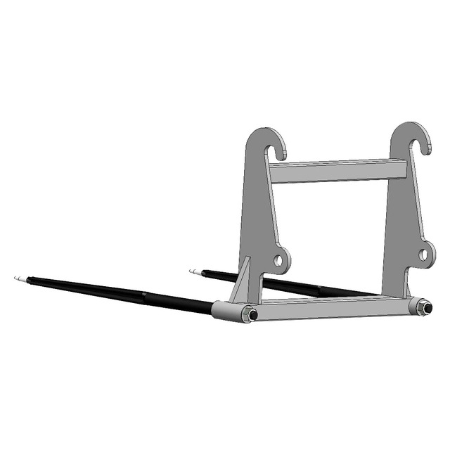 Pic'balleattelage Faucheux Gris avec 2 Dents 42X1100 CL référence fournisseur 217804